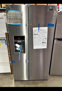 Maytag 36" 20.6 Cu. Ft. Side-By-Side Refrigerator with Water & I
