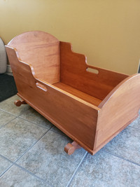 Wooden Baby Cradle
