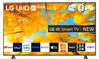 LG 4K Smart TV with Roku stick