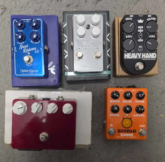 5 pédales OD, Disto et Fuzz Face in Amps & Pedals in Lanaudière - Image 2