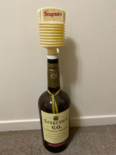 Texas miky whisky bottle with pump