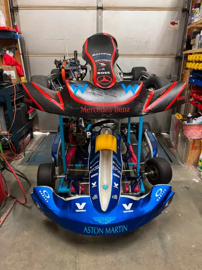 Hi, selling 2 racing go karts both with Briggs LO206 motors. First kart is an OTK Kosmic Kart and th...