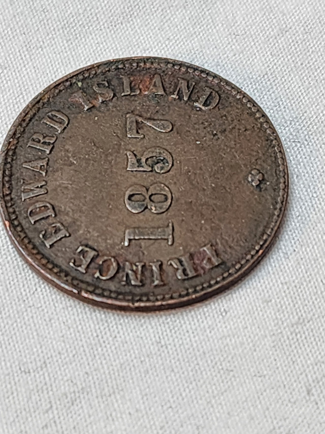 George Davies - 1/2 penny 1857 Prince Edward Island Colonial in Arts & Collectibles in City of Toronto - Image 4