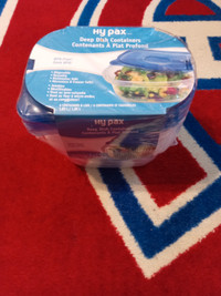 BRAND NEW SET OF 6 1.89L BPA FREE CONTAINERS FOOD EXT