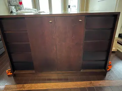 wooden hutch/cabinet/sideboard, View more