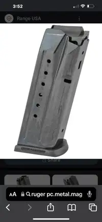 Ruger pc stock magazine