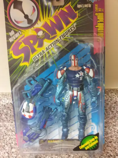 ⭐️⭐️⭐️ Todd McFarlane SPAWN Action Figure Super Patriot NEW ⭐️⭐️, View more