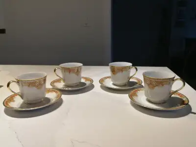 NEW VINTAGE Mikasa Amherst 5874 Footed Cup Saucer - 4 Sets, View more