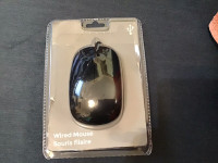 RoHS Wired Mouse - R or L handed design , 3 buttons, plug & Play