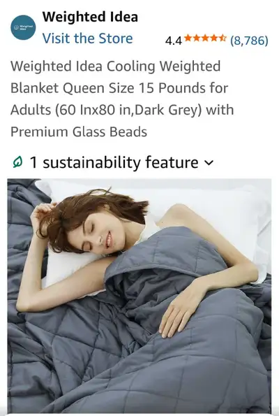 Weighted Blanket + Duvet Cover, View more