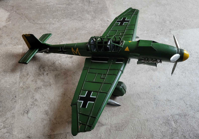 German Stuka WWII Dive Bomber Metal Model in Arts & Collectibles in Belleville - Image 3