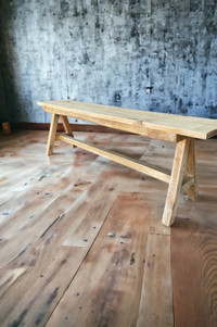 Coffee table, wood bench, TV stand console table