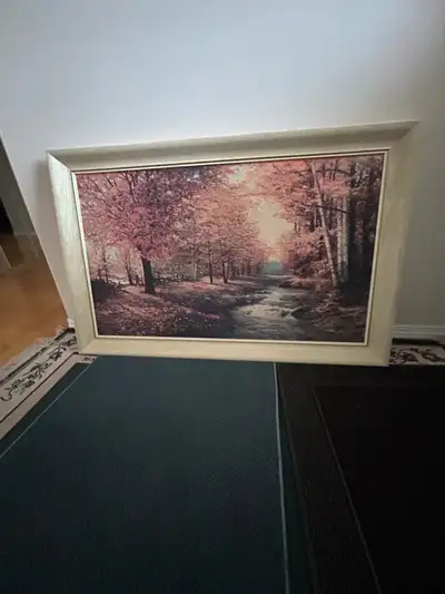 Framed Autumn Scene, View more