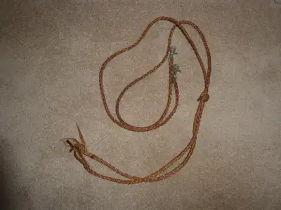 new braided leather reins, View more