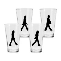 Ensemble Beatles de 4 verres / Abbey Road $39.97tx, neuf