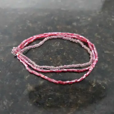 Red & Pink Beaded Bracelets, View more