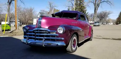 1948 Silver streak. 400 American blue block with Turbo350 trans. Air Ride Classic instruments with B...