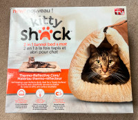 Kitty Shack 2 in 1 Tunnel Bed & Mat