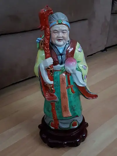 Long Life Lady God Sau Po Statue Figurine - Fuk Luk Sau, View more
