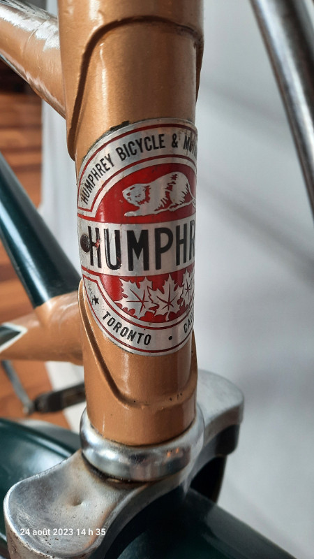 Vélo Humphrey/CCM 1954 - remis à neuf - rétropédalage dans De route  à Ville de Montréal - Image 3