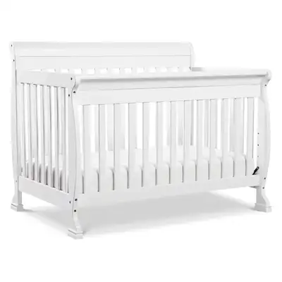 DaVinci Kalani 4-in-1 Convertible Crib + Mattress + Covers- $200, View more