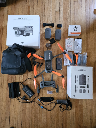 DJI Mavic 2 Pro Drone, Fly More Kit and Accessories, View more