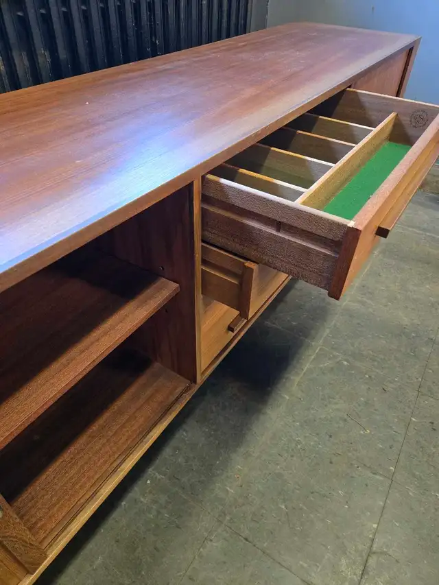 mid-century modern Danish teak dining set in Dining Tables & Sets in City of Toronto - Image 6