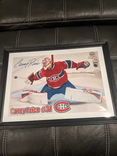 Carey Price #31 Autographed Print , View more