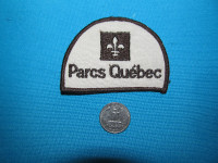 ecusson patch protection faune parcs national park quebec police