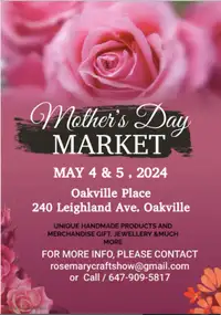 Vendors wanted annual Mother’s Day market Handmade 