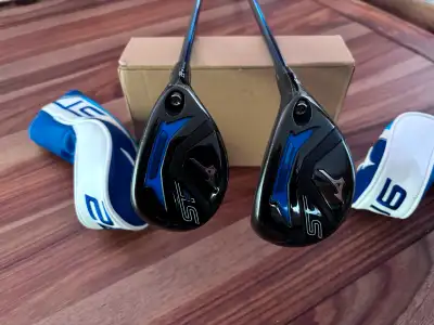 2 Golf Clubs, Mizuno Hybrids STZ230, 16 degree & 22 degree, adjustable, (almost) like new, $150. eac...