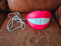 IKEA Flabb Lamp Light Lips Mouth Teeth Table Wall Hanging RARE