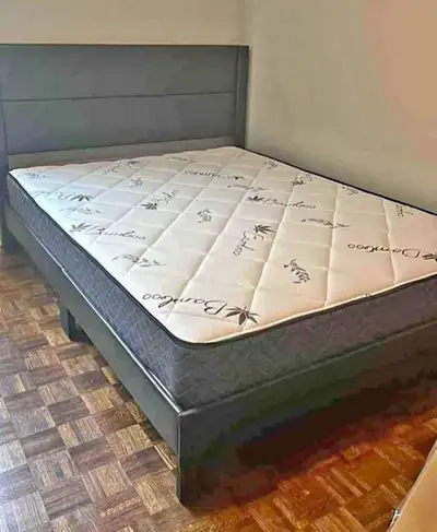 Contact: 506-503-1776 We offer brand new and unused furniture including mattress, bed frame, box spr...