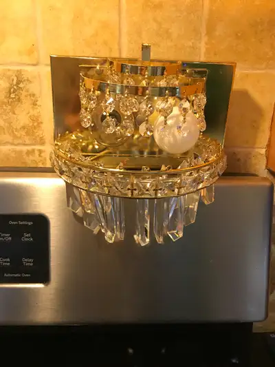 Wall mounted crystal light, View more