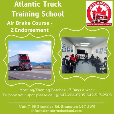 Z Endorsement Classes- Air Brake, View more
