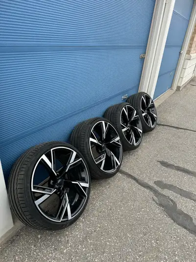20 Inch Audi rims S line rims Audi wheels • Two Tone, Set of 4 • 5x112 Bolt Pattern • TPMS Sensors I...