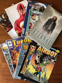 10 Graphic Novels Comics - Spider-man FLASH Turok Eternal + more
