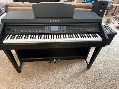 Yamaha Clavinova CVP-601B Digital Piano – Like New, View more