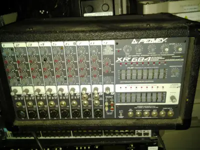 Peavey XR-684 FR 400W 9 Chan Powered Mixer Amplifier  pro LIST↓, View more