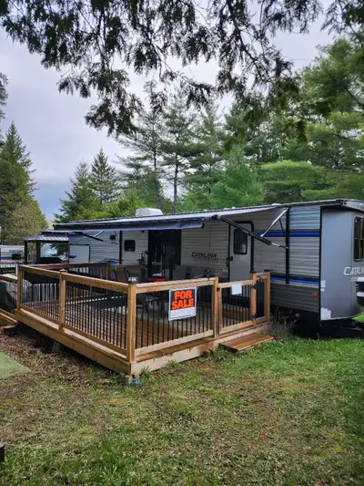 Here is your chance to have a seasonal getaway to enjoy with your entire family. This 40 ft trailer...