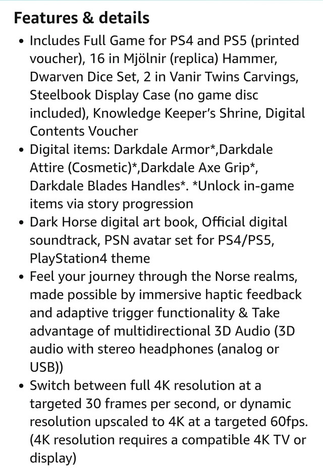 God Of War Ragnarok Collectors Edition [NEW] in Sony Playstation 5 in Mississauga / Peel Region - Image 4