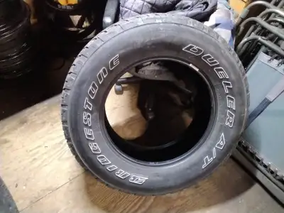 P255 70 r 18s, treadwear 8/32nds of an inch, no plugs or patches, both for $150, location is in hebb...