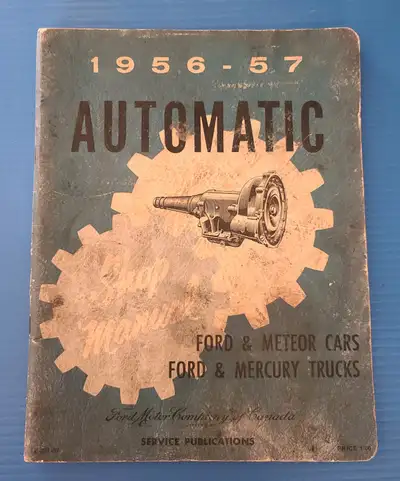 1956-57 Automatic Transmission Shop Manual (Ford), View more