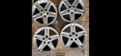 Aluminum Alloy OEM Rims from 2005, 2006 Chevy Equinox 1st Gen. Size 17"x7", bolt pattern 5x115, ET47