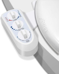 LIVINGbasics Hot and Cold Water Bidet with toddler seat