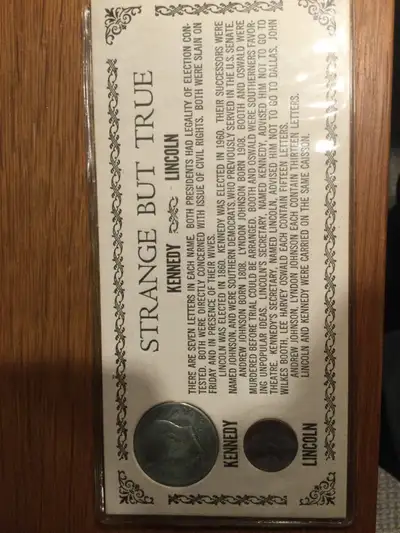 Collector coin- Kennedy Lincoln , View more