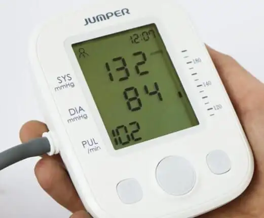 Jumper electronic wrist blood pressure monitor model jpd-ha200