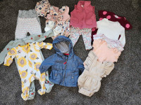 Girl clothing lot size 6-9 months