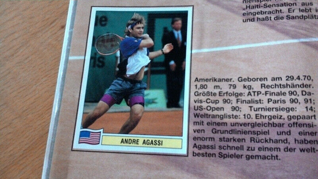 Album Tennis ATP Panini 1992 stickers COMPLET écrit en Allemand dans Art et objets de collection  à Laval/Rive Nord - Image 4