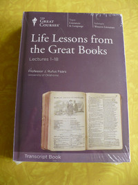 THE GREAT COURSES-LIFE LESSONS FROM THE GREAT BOOKS ( 2 BOOKS )